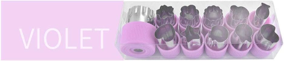 WOIWO 12-Piece Stainless Steel Cookie Cutter Set with Hand Protectors