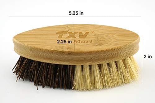 TXV Bamboo Fruit Veg Brush with Coconut Sisal Bristles