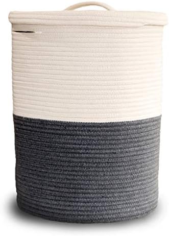 Mevyucr Large Woven Laundry Basket with Lid