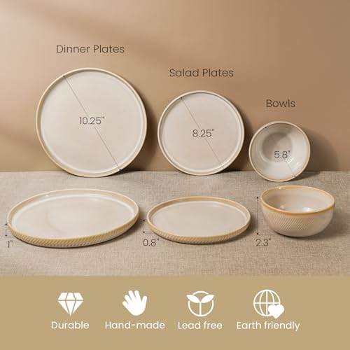 Metflavor Earthsong Dinnerware Set 24-Piece
