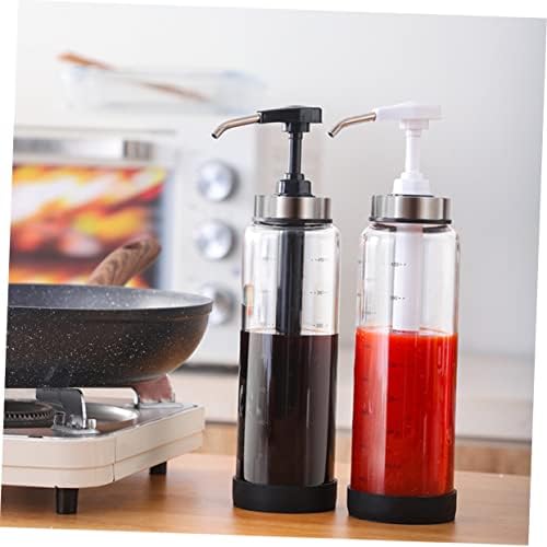 MAGICLULU 500ml Squeeze Sauce Press Bottle Black 1