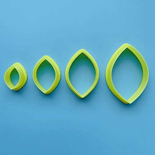 CHENRUI Set of 4 Cat Eye Shape Polymer Clay Cutters 1