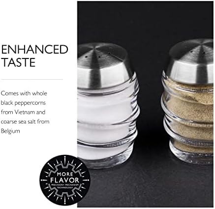 Cole Mason Bray Salt Pepper Shaker Set - Clear