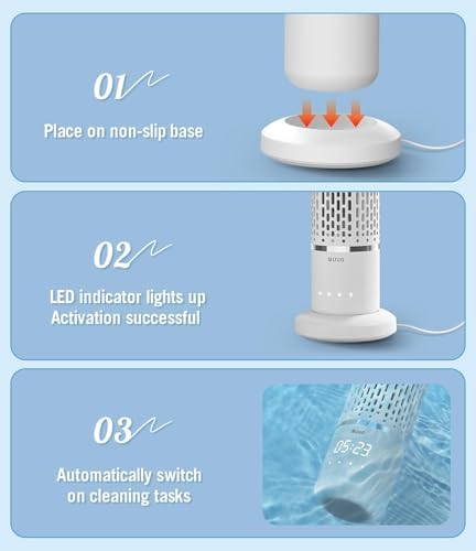 BUUO Fruit Veg Washing Machine with Hydroxyl Ion Tech