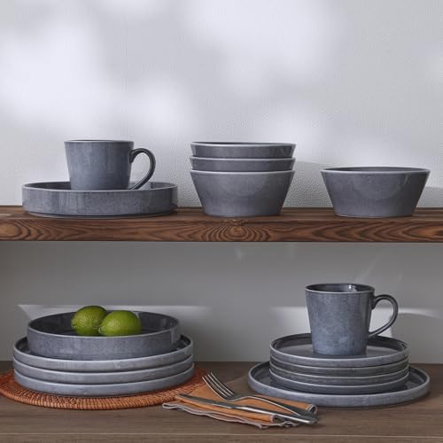 Famiware Annecy Misty-Blue Dinnerware Set for 6