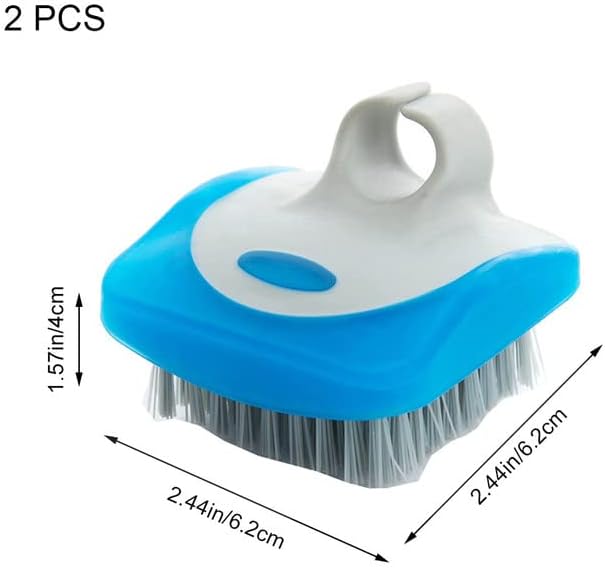 QUANXILXU 2 Pcs Vegetable Brush with Flexible Design