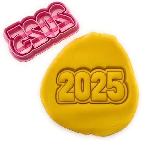 T3D Cookie Cutter Number 2025 for Biscuits Cakes Fondant