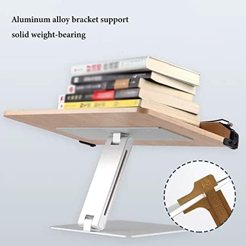 Adjustable Book Stand for Reading Hands-Free Cookbook Holder with Paper Clip