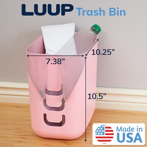 STORi Luup Wastebasket 25 Gallon Pink Made in USA 1
