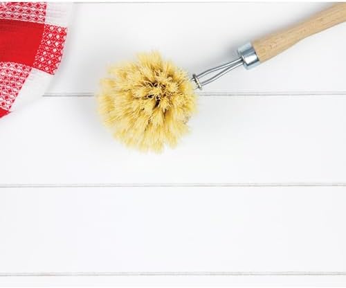 HIC Kitchen Natural Bristle Scrub Brush