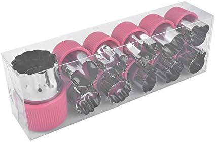 WOIWO 12-Piece Stainless Steel Cookie Cutter Set with Hand Protectors