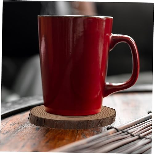 MAGICLULU 6 Pcs Scented Candle Wooden Coasters
