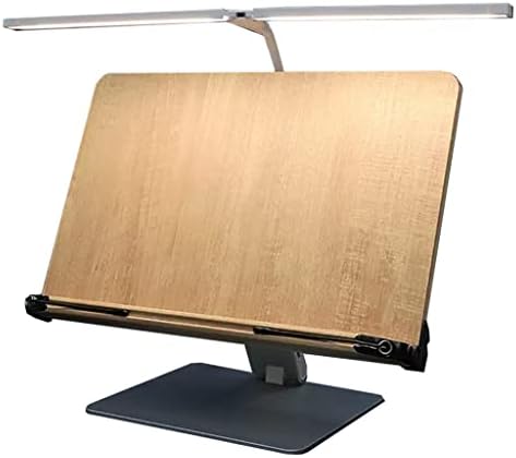 Adjustable Book Stand for Reading Hands-Free Cookbook Holder with Paper Clip
