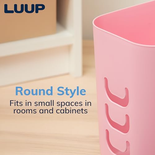 STORi Luup Wastebasket 25 Gallon Pink Made in USA 1