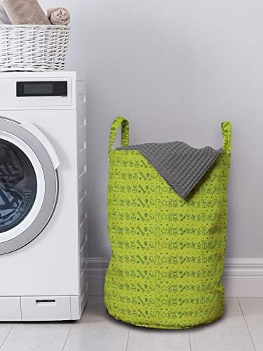 Ambesonne Xmas Laundry Bag with Handles