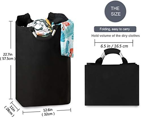 Visesunny Foldable Laundry Hamper with Handles