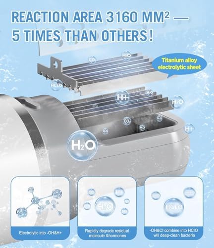 BUUO Fruit Veg Washing Machine with Hydroxyl Ion Tech