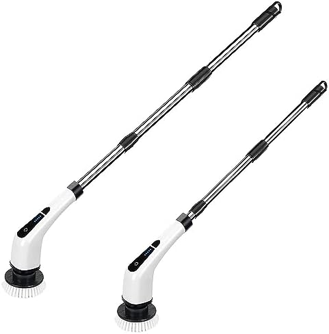 axGear Cordless Electric Spin Scrubber with 7 Brush Heads