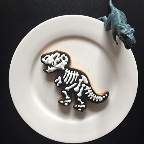 3 Dinosaur Cookie Cutters T-Rex Triceratops Stegosaurus by Jolly Jon