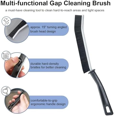 5 Pcs Hard Bristle Crevice Cleaning Brush Tool