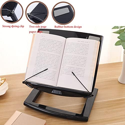 Adjustable Book Stand for Reading Cookbooks Tablets and More