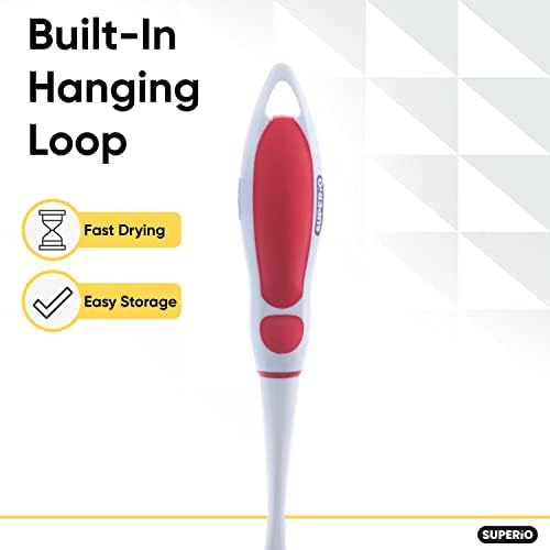 Superio Dish Brush with Handle Double Sided Cleaning Brush