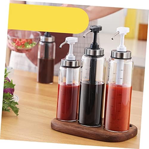MAGICLULU 500ml Squeeze Sauce Press Bottle Black 1