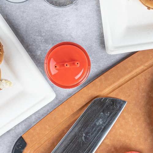16 Ounce Condiment Squeeze Bottles with Triple Dispersion Tips 1