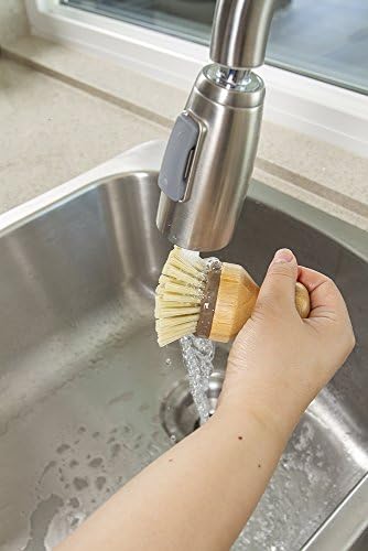 Bamboo Naturals Mini Scrub Brush Eco-Friendly Kitchen Tool 1
