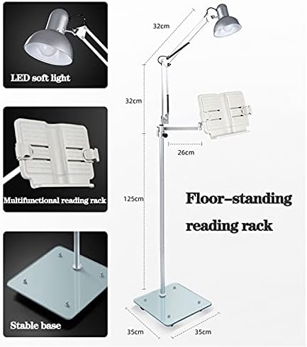 Adjustable Tablet Floor Stand with Wheels