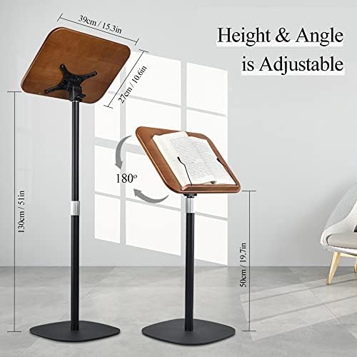 Adjustable Book Stand for Reading Bible Laptop and Tablet