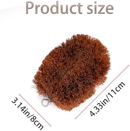 Vegetable Scrub Brush - Eco-Friendly Coconut Fiber 1