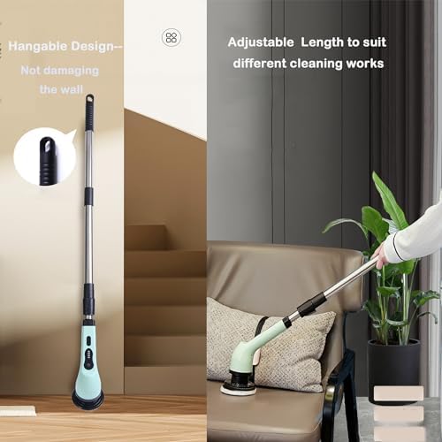 KIRIKIT Electric Spin Scrubber 9 in 1 Cordless