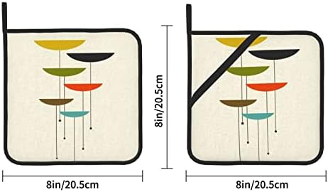 Ruzoap 2pcs Oven Mitts Potholders Set