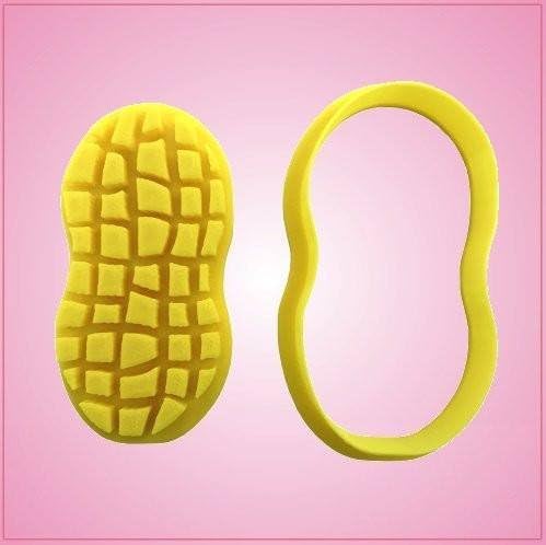 Dycica Embossed Peanut Cookie Cutter 35 Inches 1