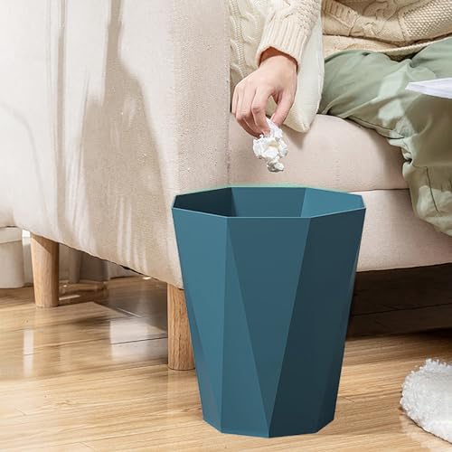 WEECRON Bathroom Trash Can 26 Gallon 2 Pack Black