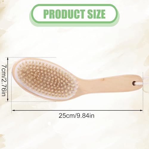 Gosknor Vegetable Brush Wooden Potato Scrubber for Kitchen Cleaning