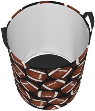 American Football Laundry Hamper with Handles - Large Collapsible