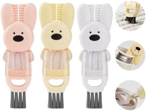 4 in 1 Cup Lid Cleaning Brush Set 3pcs 1
