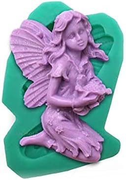 Junhcone Cookie Cutter Fondant Cake Mold Cute Angel Food-Grade Silicone