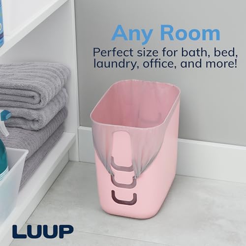 STORi Luup Wastebasket 25 Gallon Pink Made in USA 1
