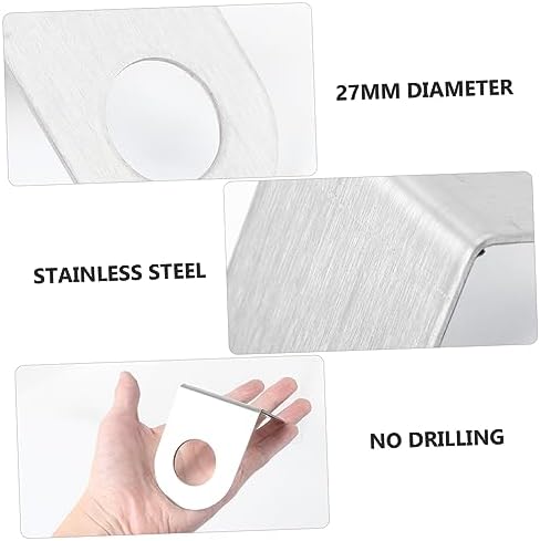 Ciieeo Stainless Steel Shower Gel Shampoo Rack Hooks