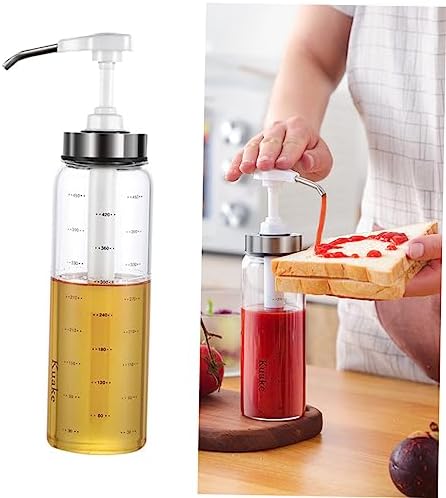 Zerodeko 500ml Condiment Squeeze Bottle with Spring Lid