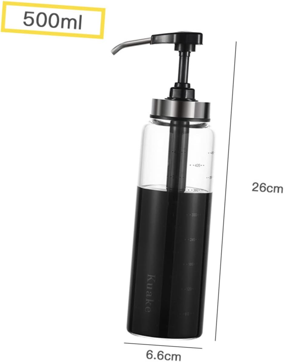 KICHOUSE 500ml Condiment Squeeze Bottle for Ketchup Salad Dressing and Sauces