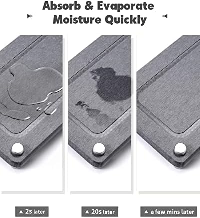 Johamoo Quick Dry Stone Sink Tray - Grey