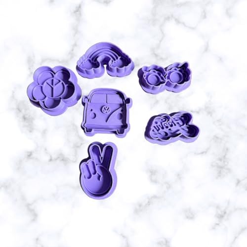 7-Piece Mini Cookie Fondant Cutter Set 175 Inch Each