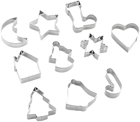 YXChome Christmas Cookie Cutter Set of 10 1