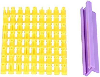 Gavigain Cookie Mold for English Letters Numbers DIY Baking Set