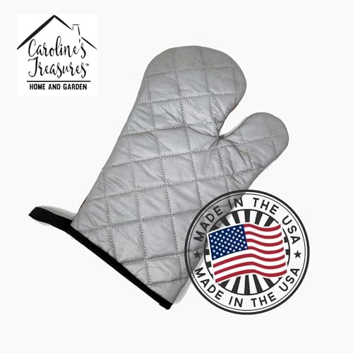 Carolines Treasures Halloween Spiders Oven Mitt