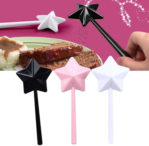 3PCS Star Salt and Pepper Shakers Set